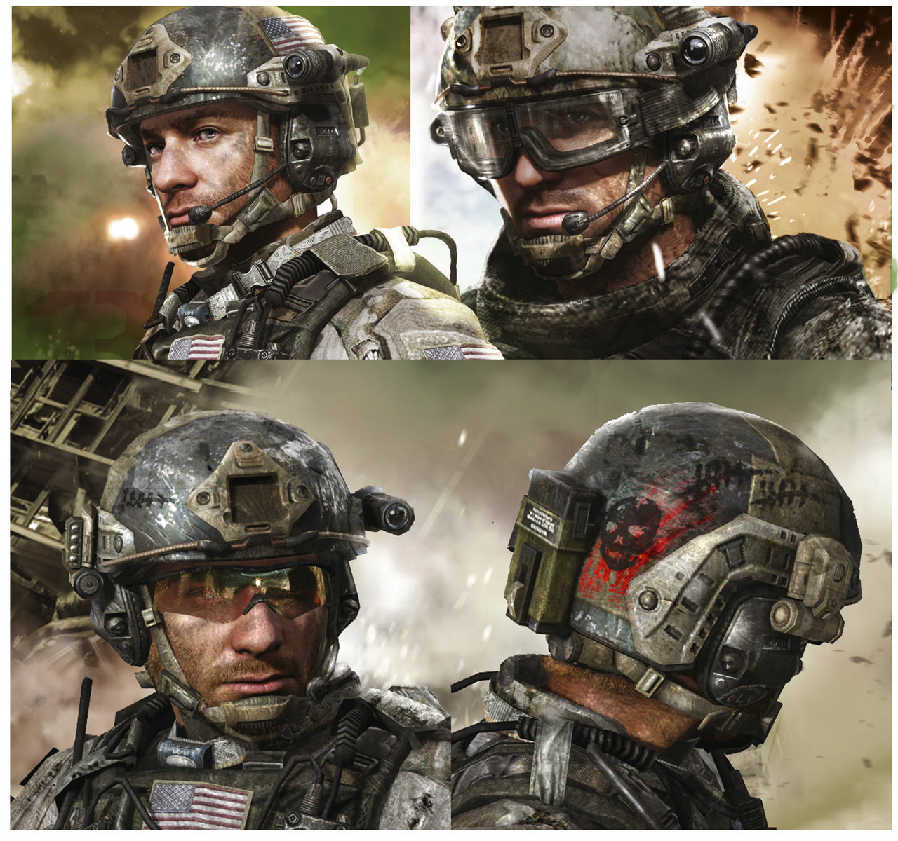 Les personnages de call of duty mw3